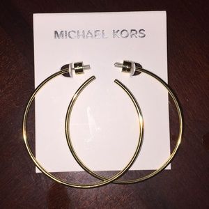 Michael Kors Gold Hoop Earrings